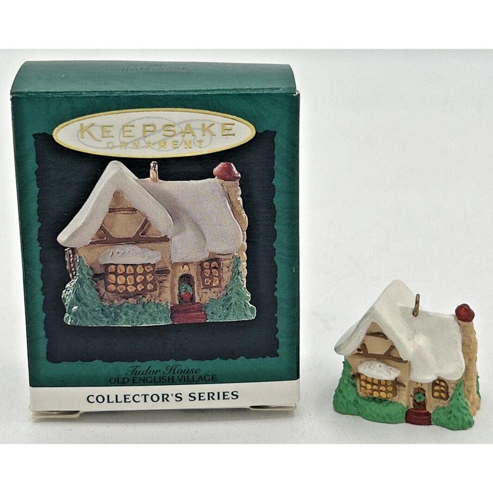 1995 Hallmark Tudor House Old English Village Miniature Ornament SKU U31